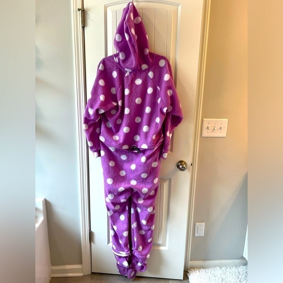 Forever Lazy Fleece Unisex Onesie with Pocket, Hood & Removable Feet - Picture 2 of 12
